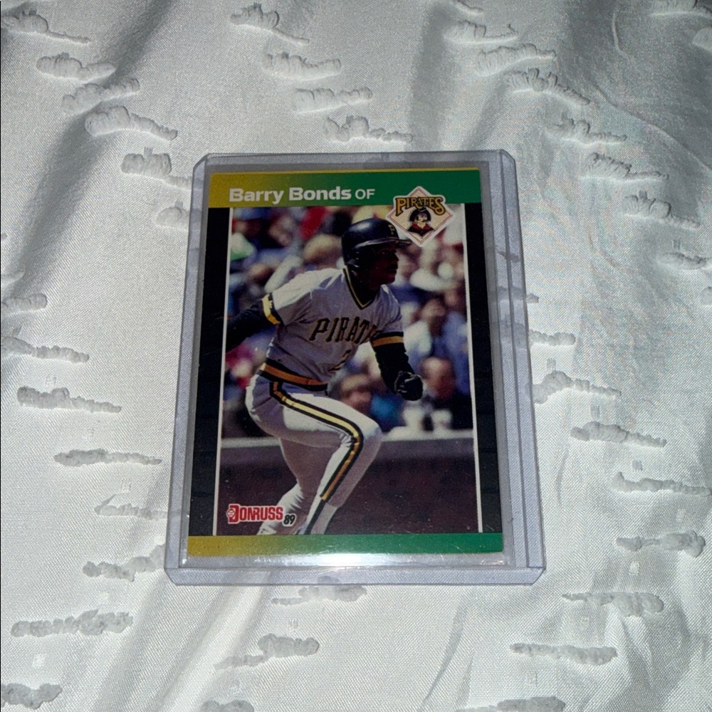 Barry Bonds Rookie Baseball Card